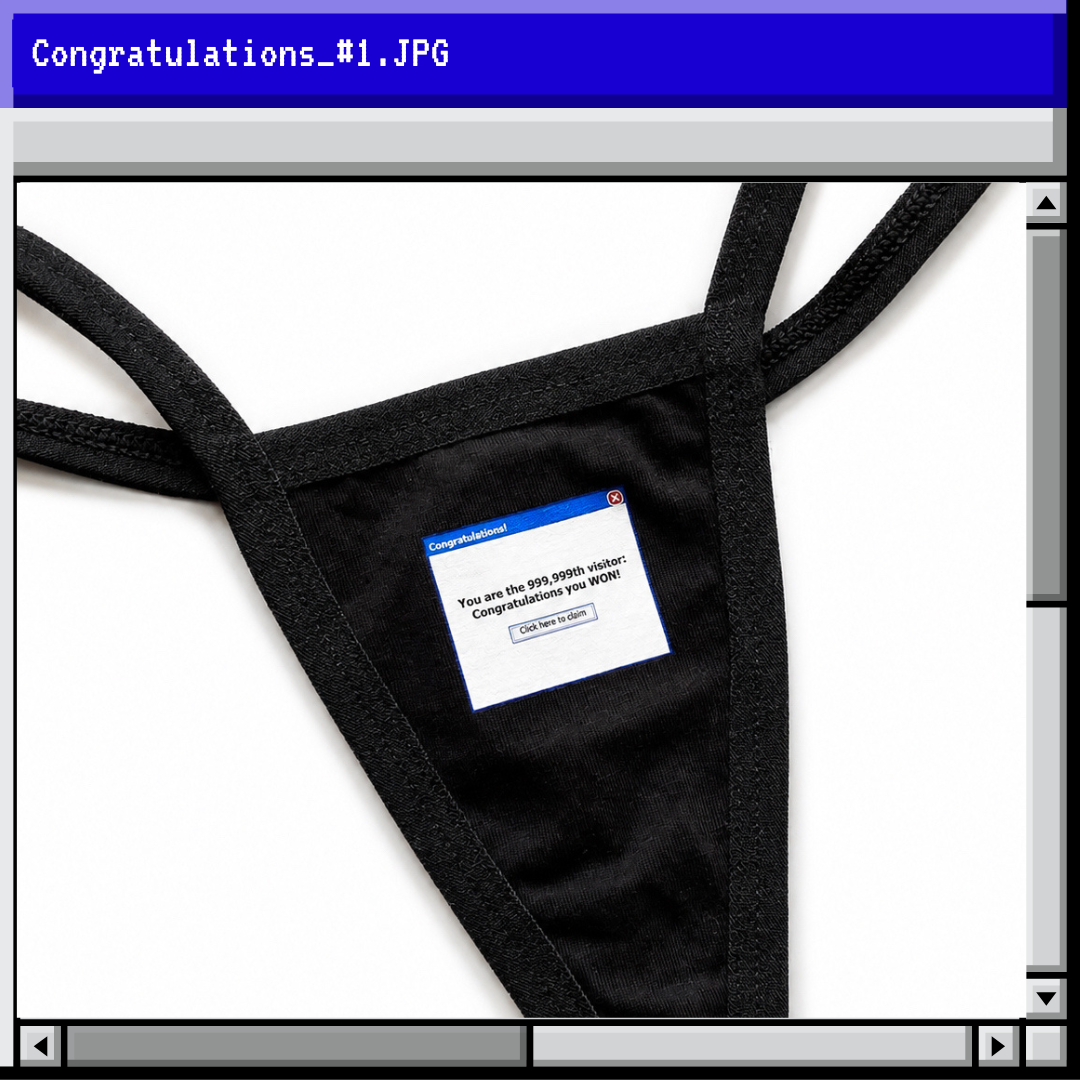 USER DETECTED — Printed Thongs