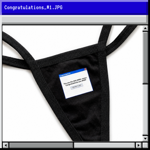 USER DETECTED — Printed Thongs
